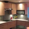 Kevin and Janell's newly finished kitchen.  These cabinets are a european style cabinet.